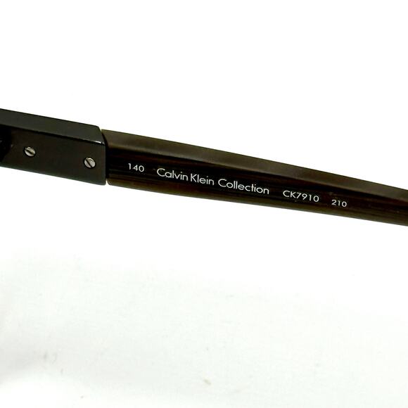 Calvin Klein Eyeglasses Frame CK7910 210 Tortoise Brown Full Rim 52-18-140 (B21) - Picture 6 of 7